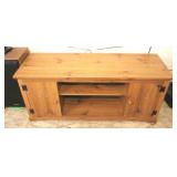 Wood Entertainment Stand