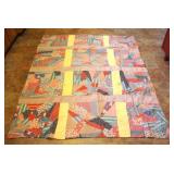 Vintage one sided quilt