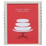 CORONA CHAIR DESIGNED BY POUL M. VOLTHER ON CANVAS