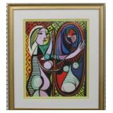WOMAN IN FRONT OF MIRROR GICLEE BY PABLO PICASSO