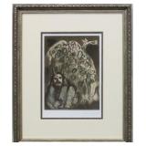 MOSES AND HIS PEOPLE PRINT BY MAR CHAGALL