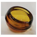 Amber Murano ashtray