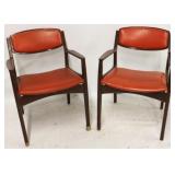 Chairmasters pair of mid-century arm chairs