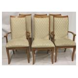 Set of 6 post modern dining chairs