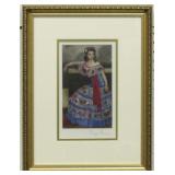 PORTRAIT OF MATILDA PRINT BY DIEGO RIVERA