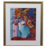Blushing Eauty Giclee by Peter Max