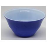Blue McKee glass bowl