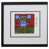 ANDY MOUSE PRINT BY KEITH HARING