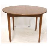 Danish teak dinette table with pop up leaf