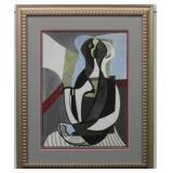Seated Woman w/ Book (1927) Giclee