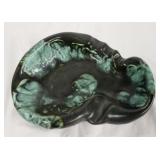 Pottery ashtray, signed