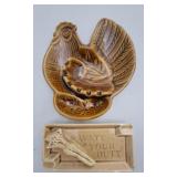 Lot of 2 Vintage Ashtrays