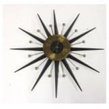 Welby atomic starburst wall clock