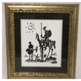 Don Quixote framed print