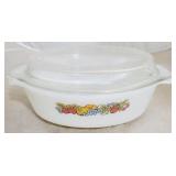 Anchor Hocking Fruit Garden covered dish