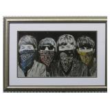 The Beatles Bandanna by Graffiti Artist Banksy