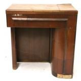 Vintage Singer sewing machine desk - AS IS