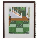 Interior Stairs Pen Signed by Ivy Lowe