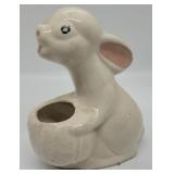 Rabbit pottery vase