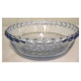 Blue glass bowl