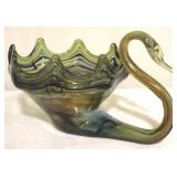 Murano vintage art glass swan