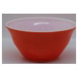 Pyrex red bowl