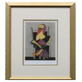DONNA SEDUTA PRINT BY PABLO PICASSO