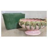 2 Mid Century USA Pottery Planters