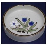 Ashtray with floral design