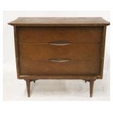 Three drawer mid-century chest