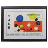 SANE ANTI-NUCLEAR 1975 LITHOGRAPH BY A. CALDER PRI