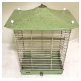 Vintage pagoda roof metal birdcage