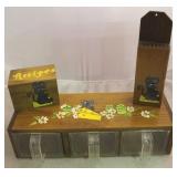 3 Piece painted mouse kitchen items