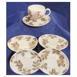 Red Wing Tampico cup & 5 saucers