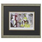 STUDY FOR COSMOLOGY PRINT BY ROY LICHTENSTEIN