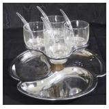 Mid-century relish & dip serving dish