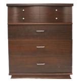 Mid-century mahogany chest by Hooker