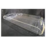 Grainware Large English Acrylic Butler Tray
