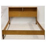 Huntley full size bookcase headboard bed