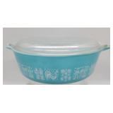Pyrex Butterprint covered dish