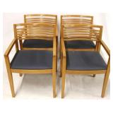 Knoll Studio 1990 set of 4 arm chairs