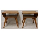 Pair Heywood Wakefield end tables