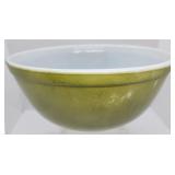 Pyrex green bowl