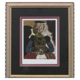 PORTRAIT OF WOMAN AFTER CRANACH PRINT BY PABLO PIC