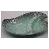 USA art pottery freeform ashtray