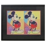 Double Mickey Mouse Giclee by Andy Warhol