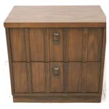 Mid-century two drawer stand