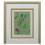 THE ACROBATS PRINT BY MARC CHAGALL