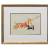 PIN UP GIRL GICLEE BY ALBERTO VARGAS