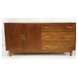 Vintage credenza with doors, drawer & drop front
